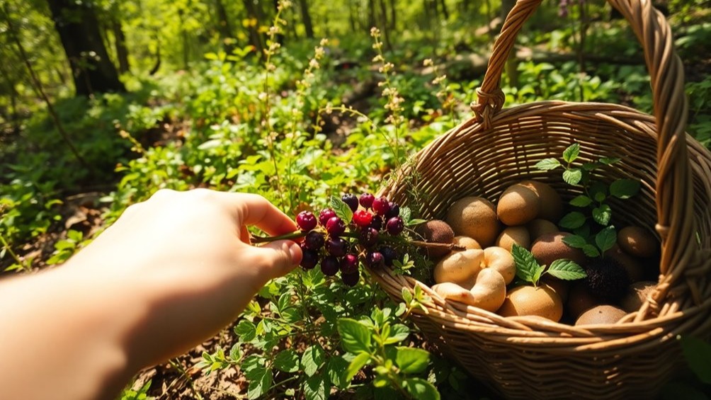 How wild foods compare nutritionally to supermarket produce