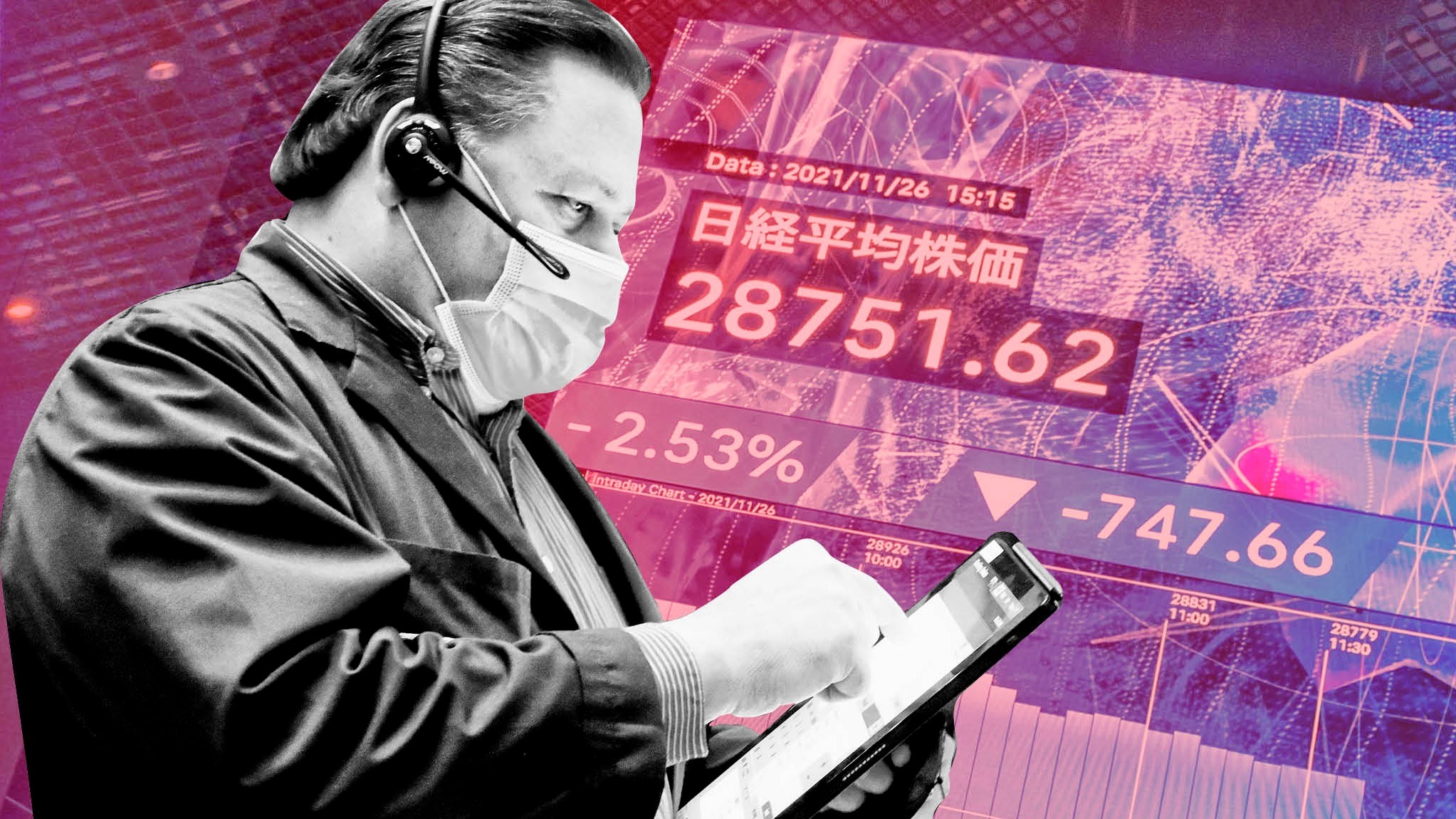 Covid: Stocks hit as new options rattle investors
