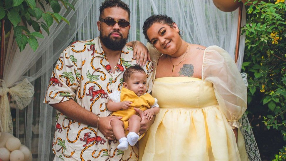 Covid: YouTube star Grace Victory "so grateful" for her son's first birthday